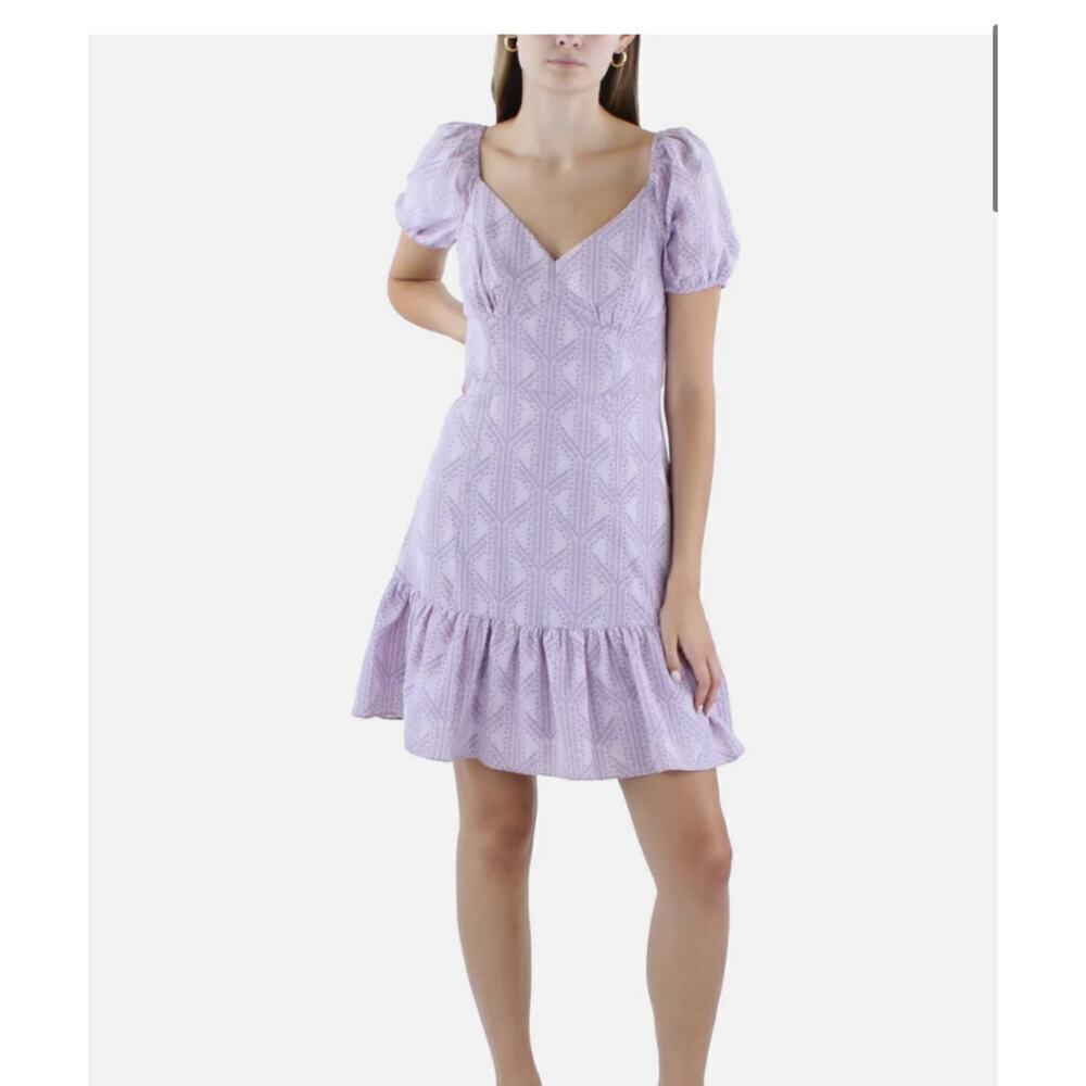 NWT Laundry by Shelli Segal Floral Print V Neck Dress Size 4